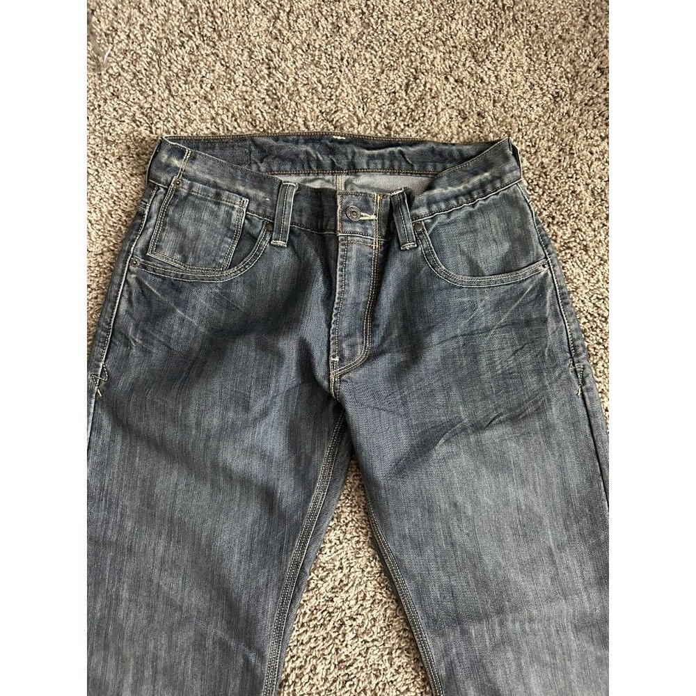 Levis 514 Jeans 32x32 Blue Straight Leg Denim Pants Mid Rise Pants - Picture 2 of 8